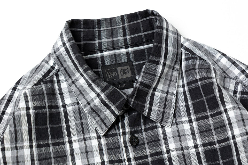 長袖 チェックシャツ BLACK LABEL FW25 ブラック | ニューエラ