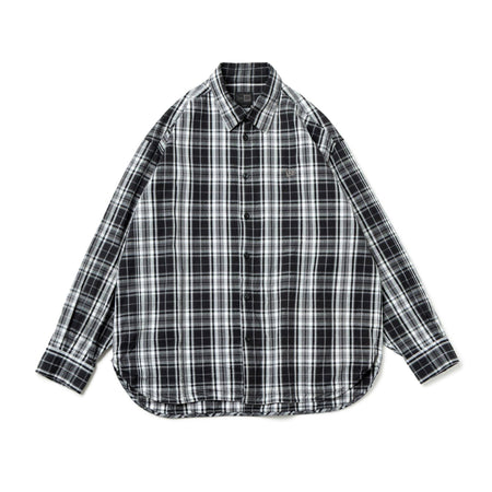 NEW ERA ニューエラ BLACK LABEL ネルシャツ サイズL 長袖 フランネルシャツ BLACK LABEL FW22 カーキ | ニューエラ