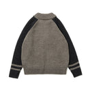 カウチング ニットカーディガン BLACK LABEL FW25 クラシックロゴ ブラック - 14746945 - S | NEW ERA ニューエラ公式オンラインストア