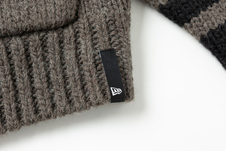 カウチング ニットカーディガン BLACK LABEL FW25 クラシックロゴ ブラック - 14746945 - S | NEW ERA ニューエラ公式オンラインストア