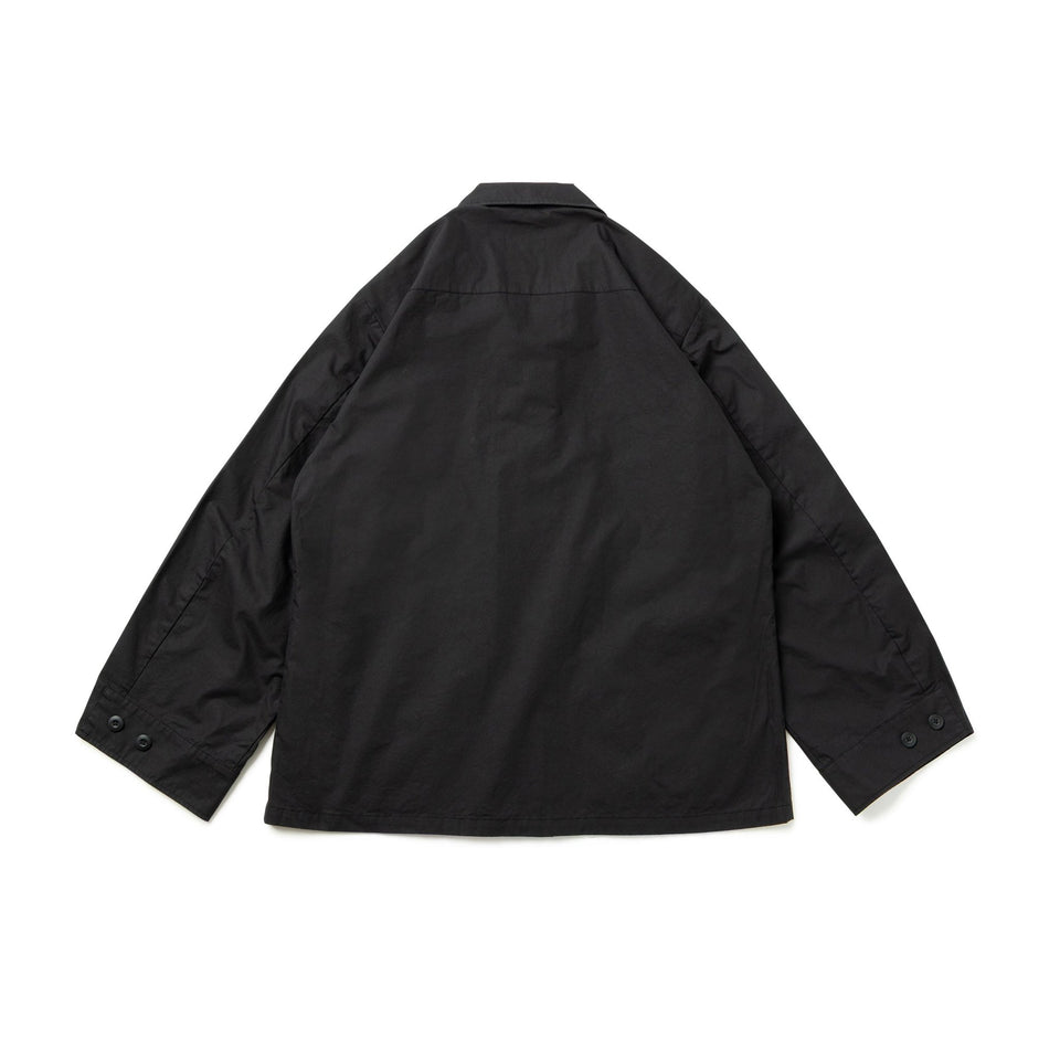 B17578 MHL. 中綿ライナー付き ウールファティーグジャケット 黒 XL ファティーグジャケット BLACK LABEL FW25 ブラック | ニューエラ