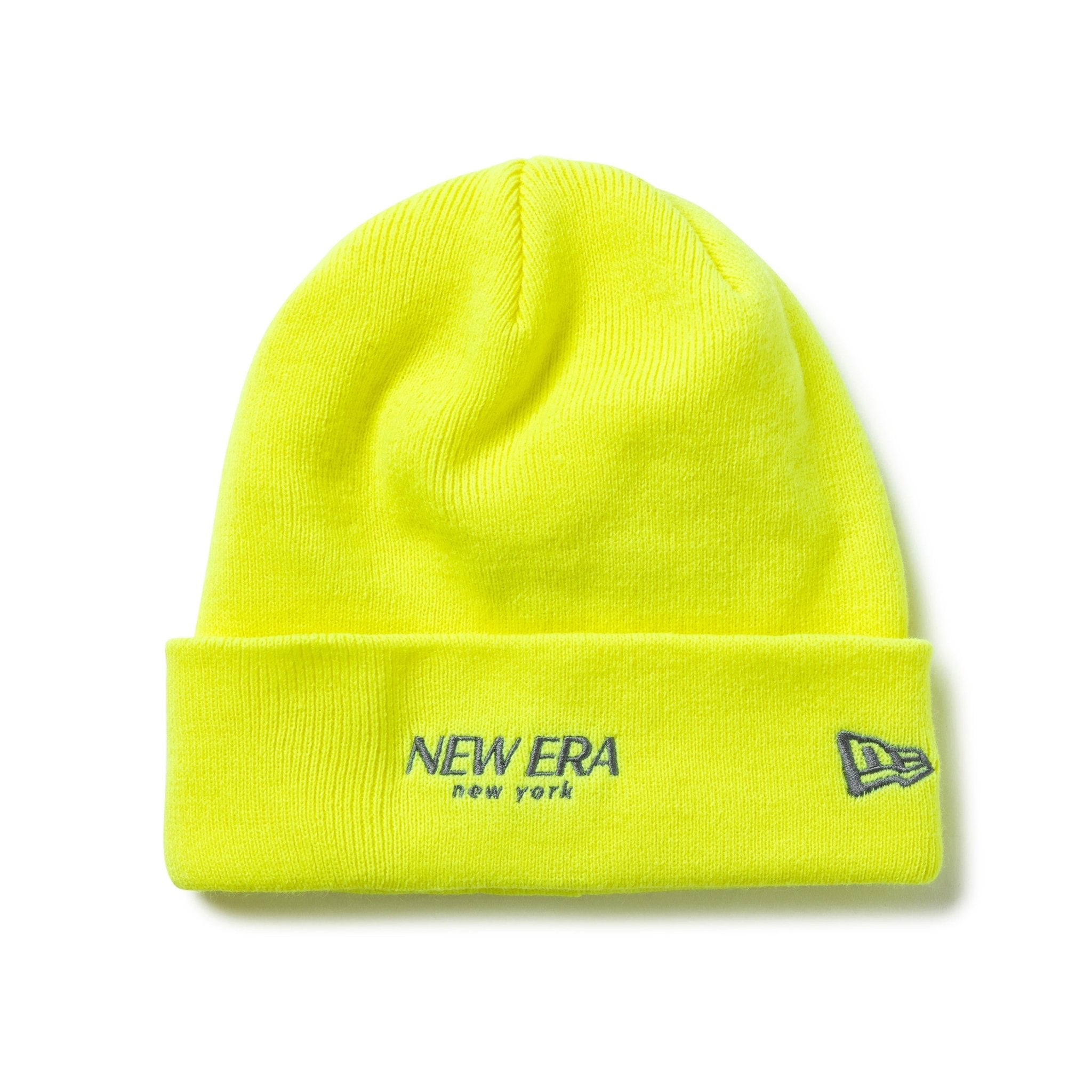 ベーシック カフニット BLACK LABEL FW25 HOTEL LOGO イエロー