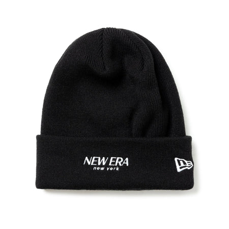 ベーシック カフニット BLACK LABEL FW25 HOTEL LOGO ブラック