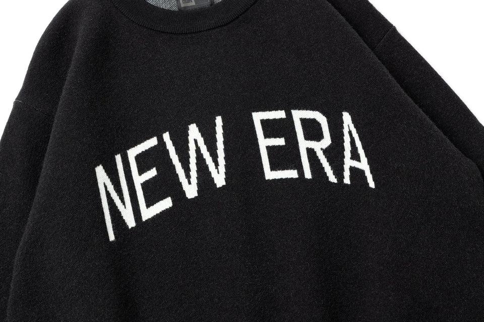 ウォッシャブル ニット プルオーバー BLACK LABEL FW25 NEW ERA ブラック - 14746888 - S | NEW ERA ニューエラ公式オンラインストア