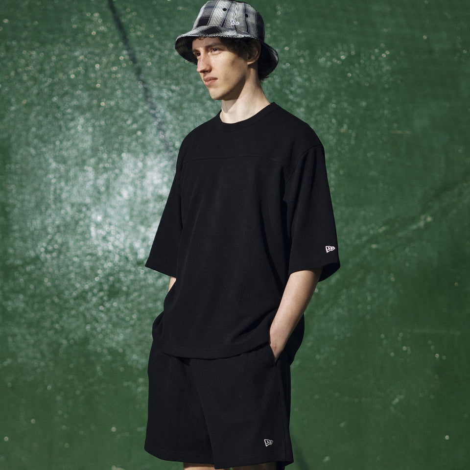 ワッフル イージー ショートパンツ BLACK LABEL SS24 ブラック - 14322485-S | NEW ERA ニューエラ公式オンラインストア