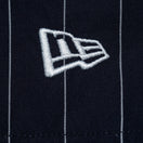 半袖 ピンストライプ ベースボールシャツ BLACK LABEL SS24 ネイビー - 14322491-XS | NEW ERA ニューエラ公式オンラインストア
