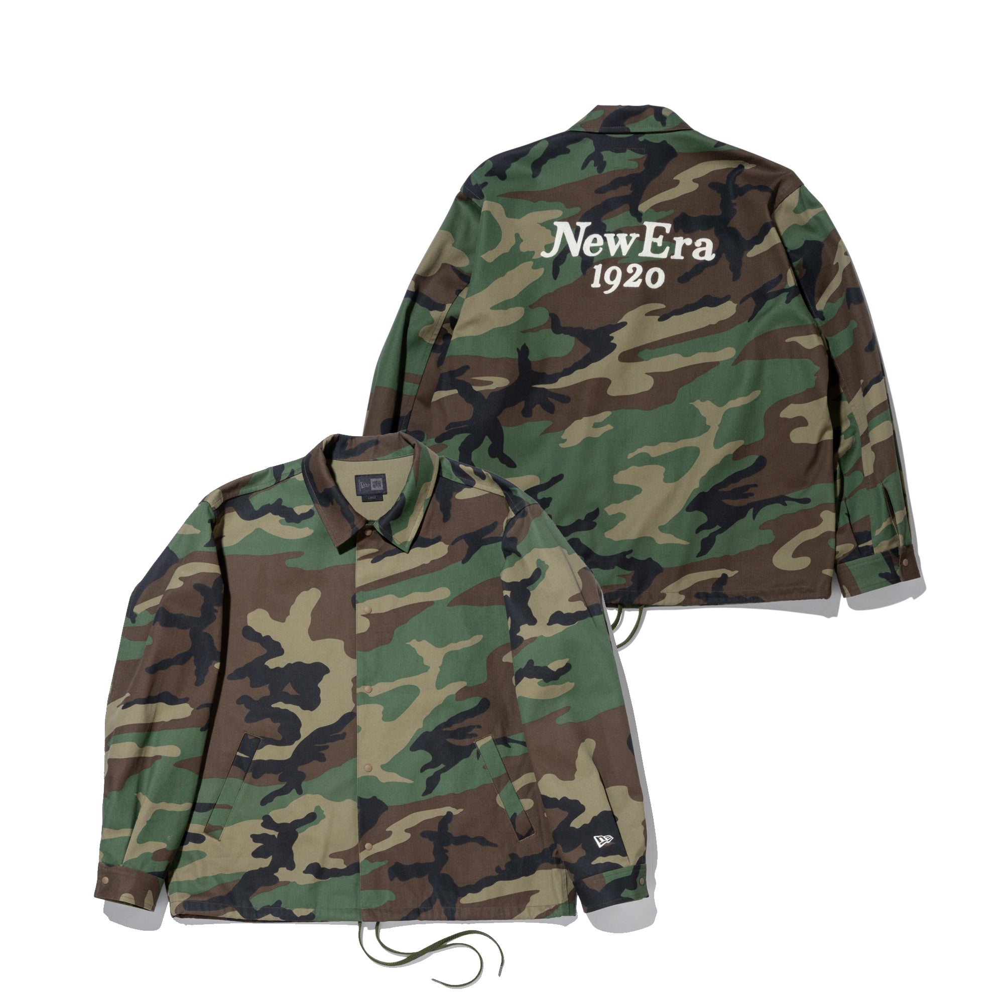 コーチジャケット BLACK LABEL SS24 ウッドランドカモ | ニューエラ