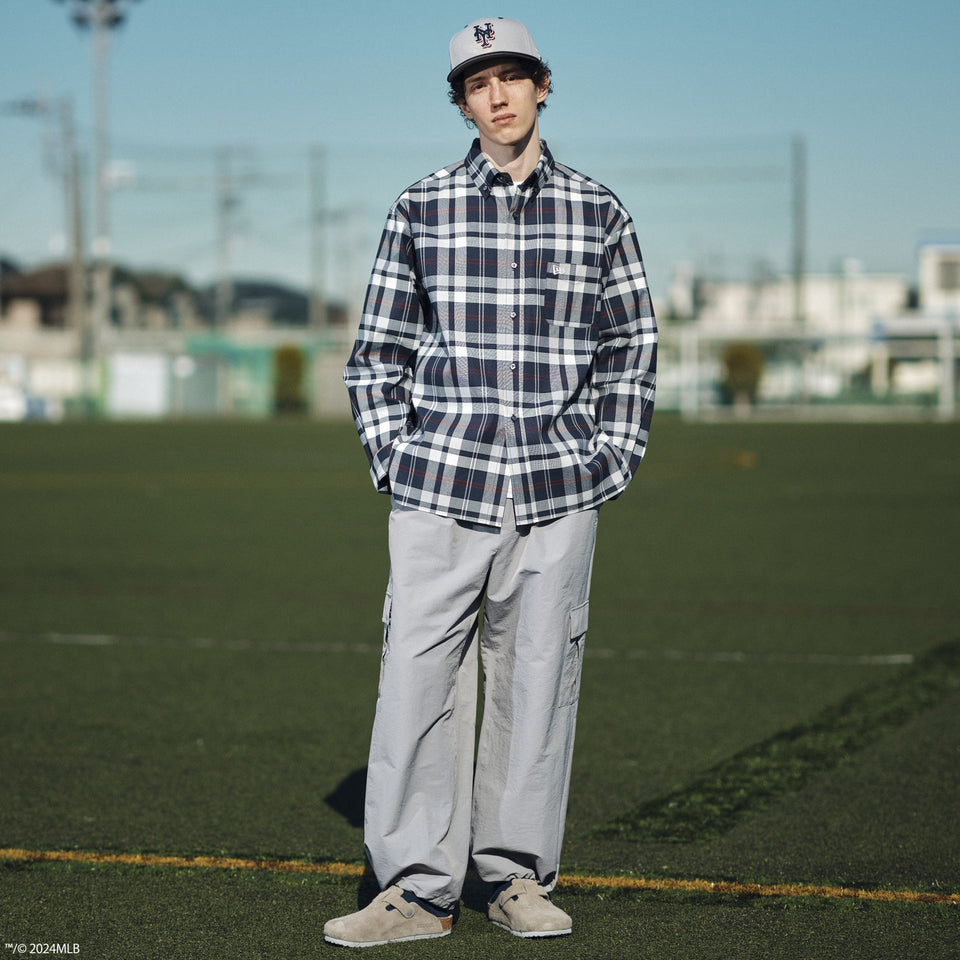 オーバーサイズド ナイロンカーゴパンツ BLACK LABEL SS24