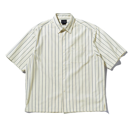 【値下げ】NEW ERA ストライプシャツ Lサイズ black-label-ss25-14666348-s-