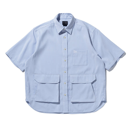 半袖 シアサッカー マルチポケット シャツ BLACK LABEL SS25