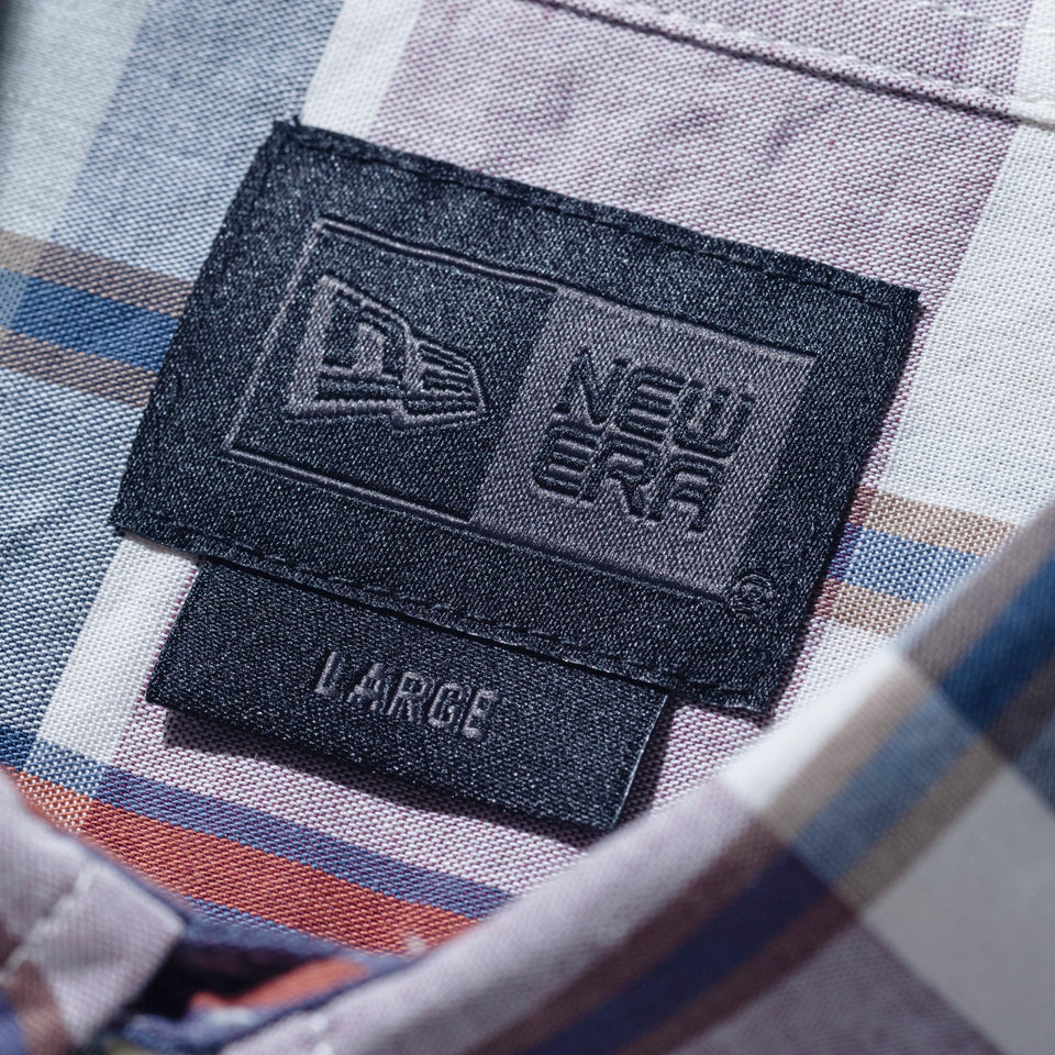 半袖 マドラスチェックシャツ BLACK LABEL SS25 クローム - 14666364 - S | NEW ERA ニューエラ公式オンラインストア