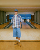 バギーフィット バミューダパンツ BLACK LABEL SS25 ウォッシュドデニム - 14666393 - S | NEW ERA ニューエラ公式オンラインストア