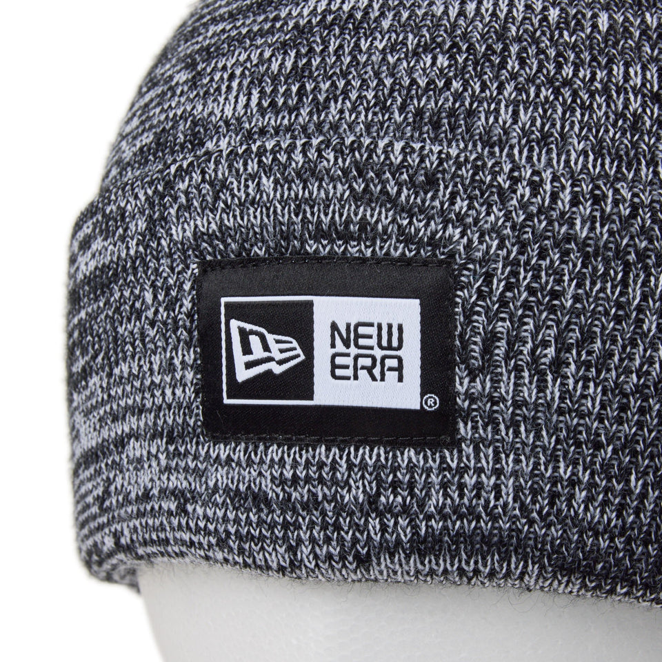 ベーシック カフニット Box Logo ボックスロゴ ウーブンパッチ ブラック/ホワイト - 14312230 - OSFM | NEW ERA ニューエラ公式オンラインストア