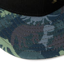 キッズ Child 9FIFTY DIOSAUR ブラック/ダイナソーカモ - 14671700 - CHLD | NEW ERA ニューエラ公式オンラインストア