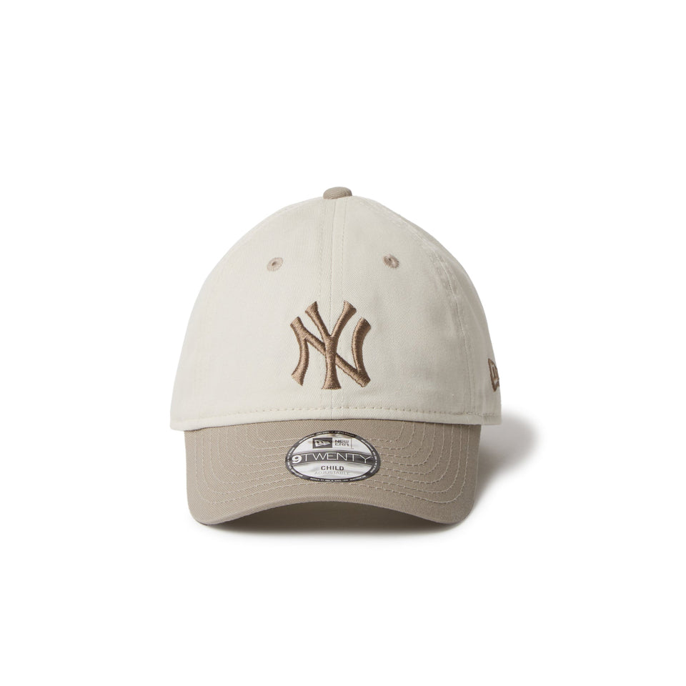 キッズ Child 9TWENTY MLB 2 - Tone ニューヨーク・ヤンキース アイボリー ペブルバイザー - 14671703 - CHLD | NEW ERA ニューエラ公式オンラインストア