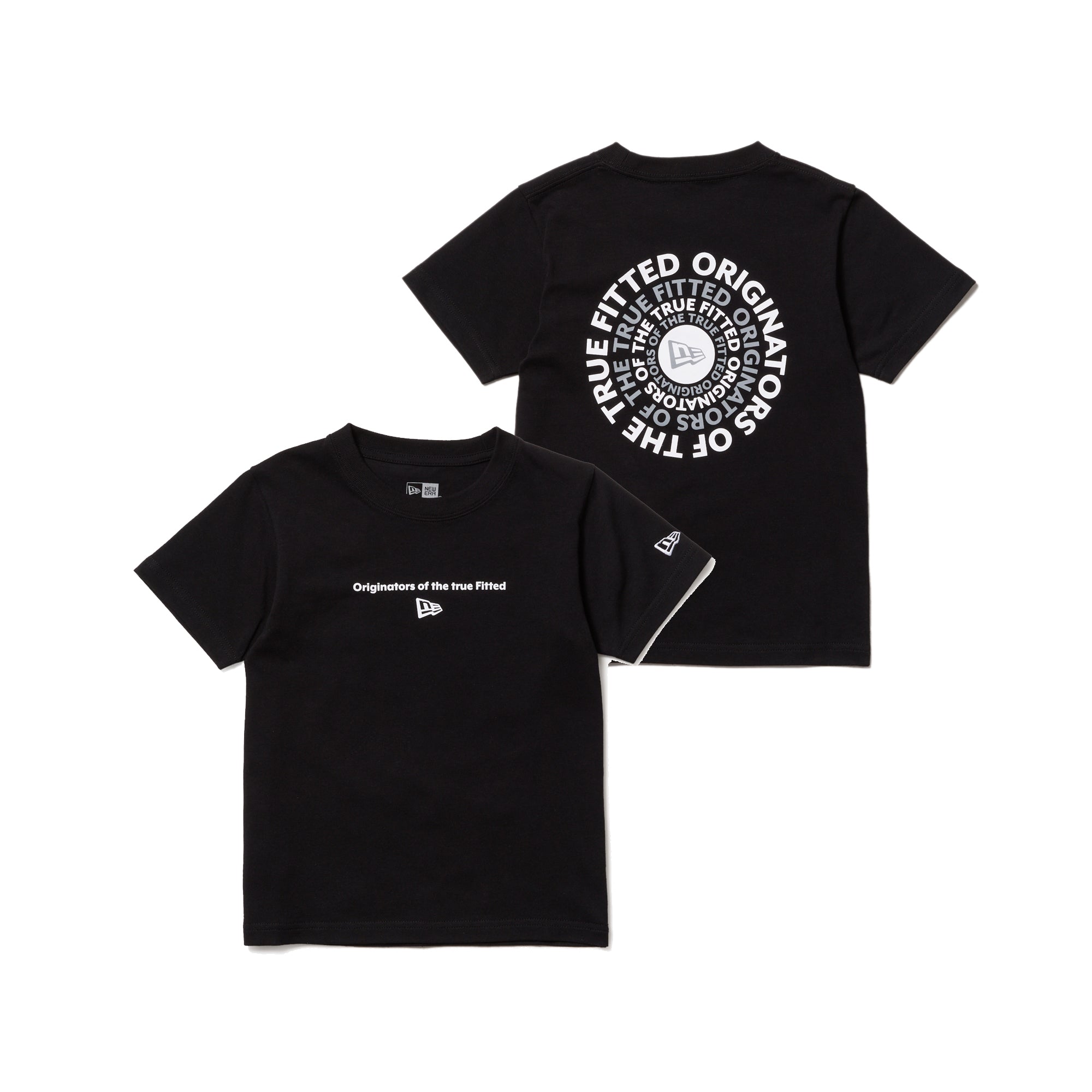Child 半袖 コットン Tシャツ Circle OOTTF ブラック
