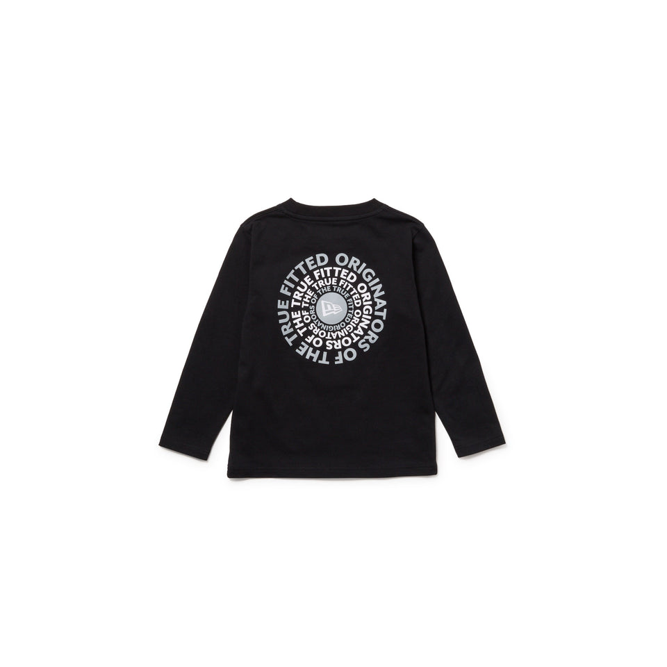 キッズ Child 長袖 コットン Tシャツ Circle OOTTF ブラック - 14693898 - 90 | NEW ERA ニューエラ公式オンラインストア