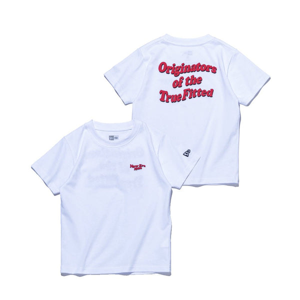 キッズ Child 半袖 コットン Tシャツ Wave Logo ホワイト | ニューエラ