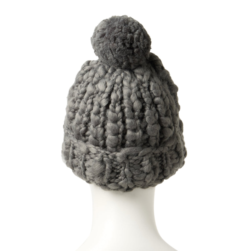 ポンポンニット Chunky Knit グラファイト - 14669956 - OSFM | NEW ERA ニューエラ公式オンラインストア