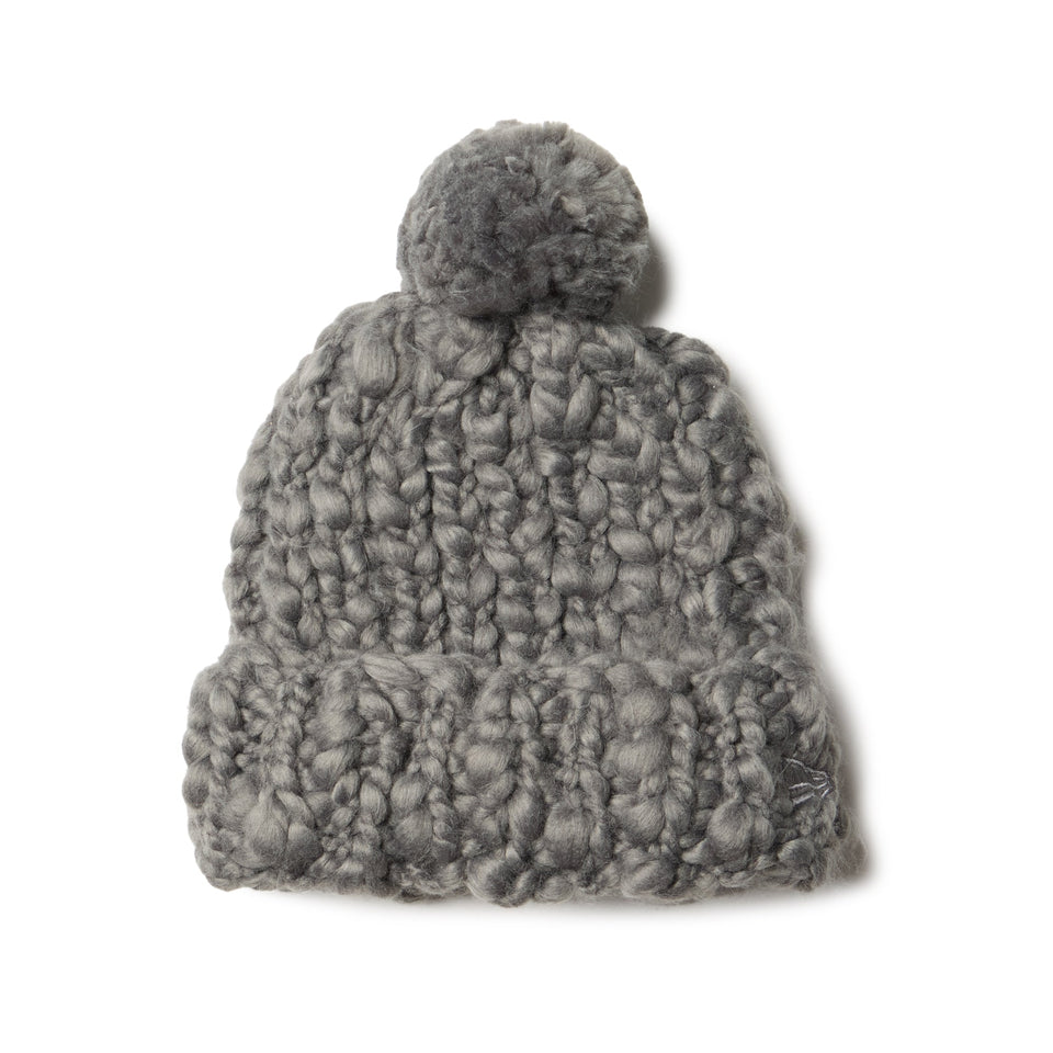 ポンポンニット Chunky Knit グラファイト - 14669956 - OSFM | NEW ERA ニューエラ公式オンラインストア