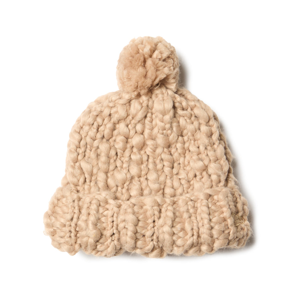 N°21 × NEW ERA ポンポンニット POM-PON KNIT NEW ERA/ニューエラ ビーニー MLB ポンポンニット リブ POM PON