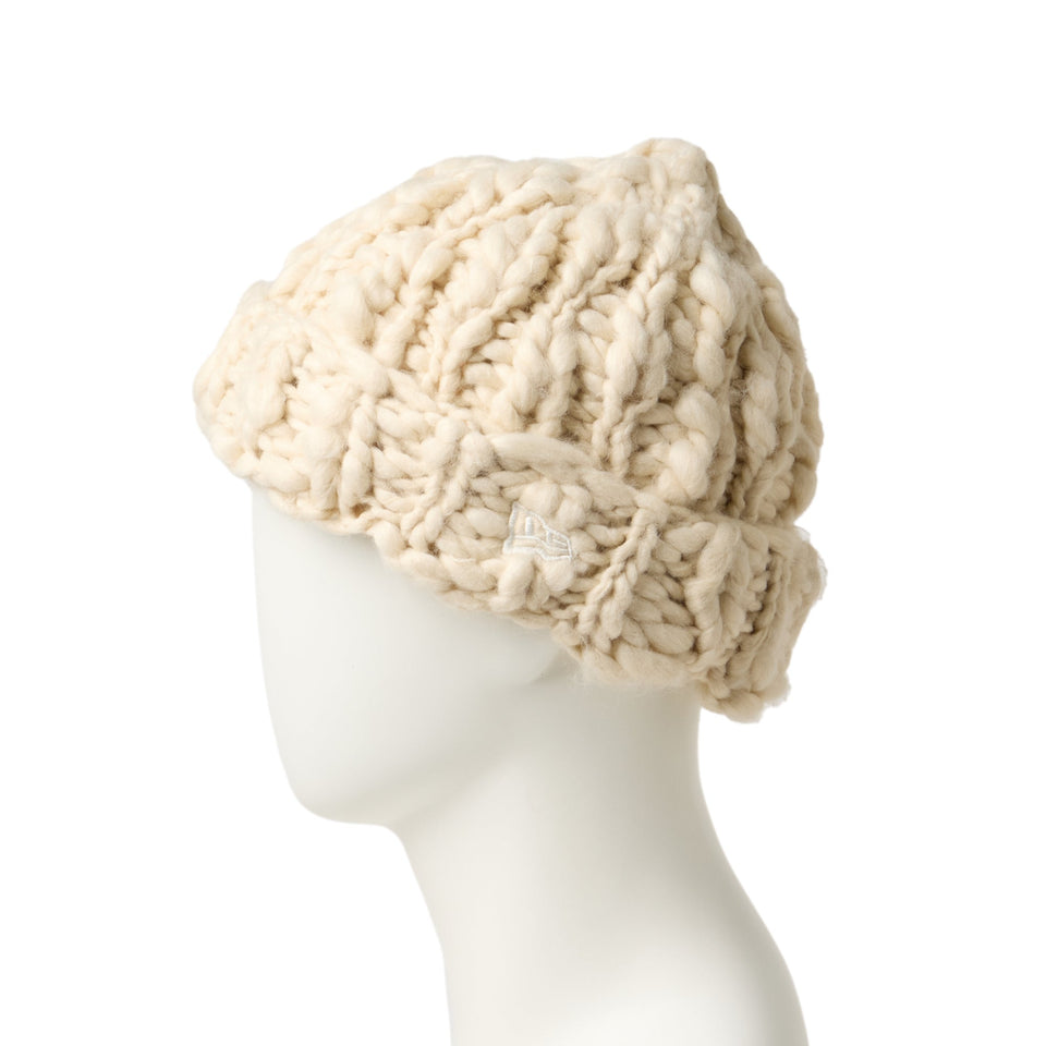 ベーシック カフニット Chunky Knit オフホワイト - 14670099 - OSFM | NEW ERA ニューエラ公式オンラインストア