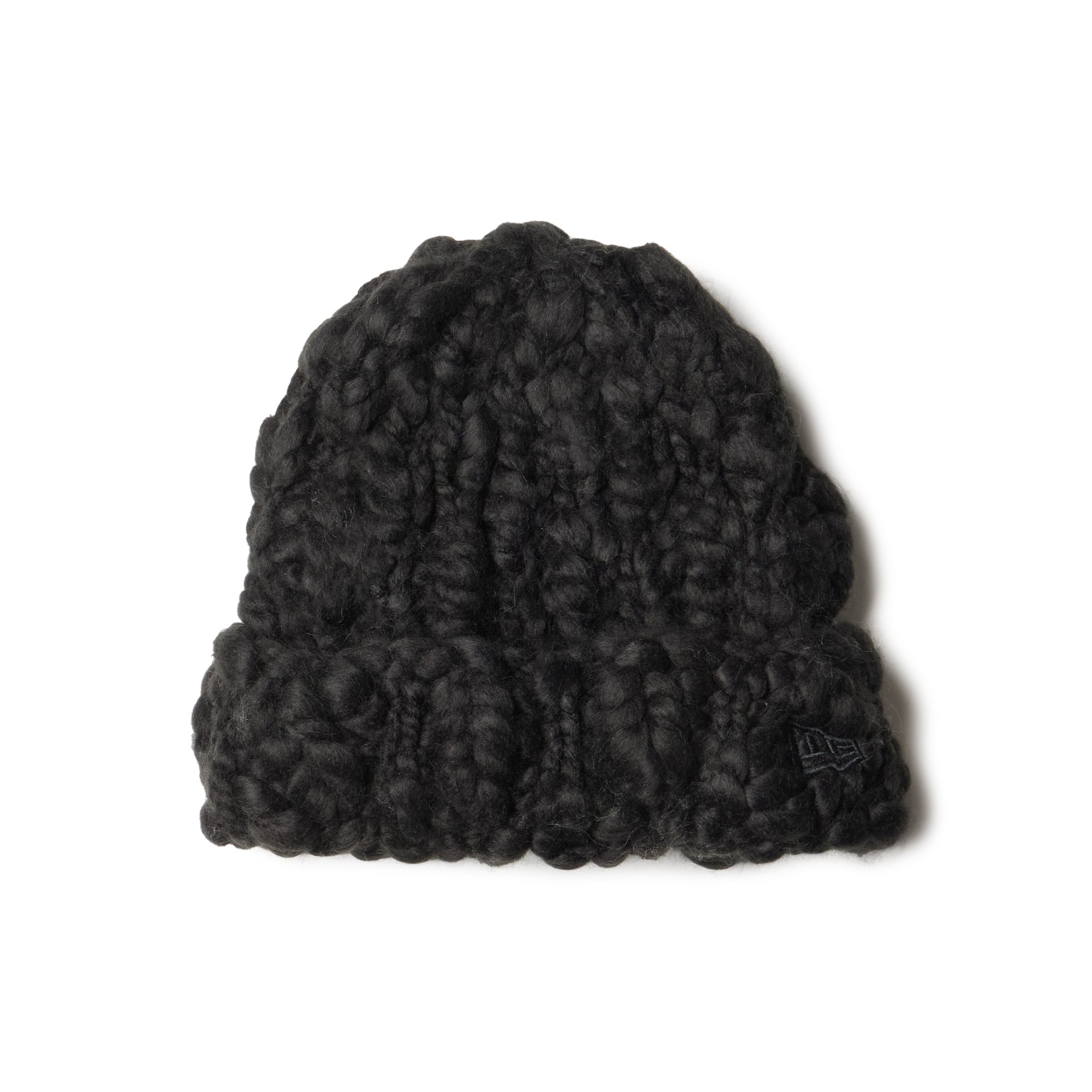 【値下げ】★新品未使用★ ニット帽ブラック ベーシック カフニット Chunky Knit ブラック | ニューエラオンライン