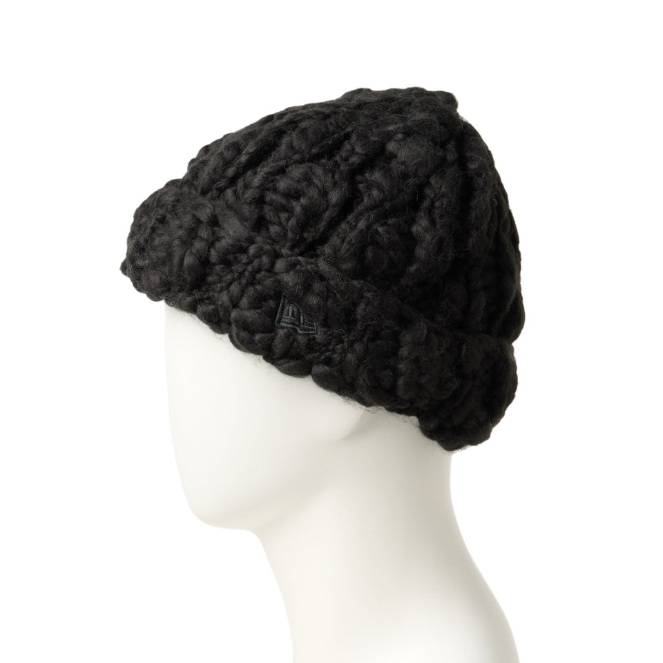ベーシック カフニット Chunky Knit ブラック - 14670101 - OSFM | NEW ERA ニューエラ公式オンラインストア