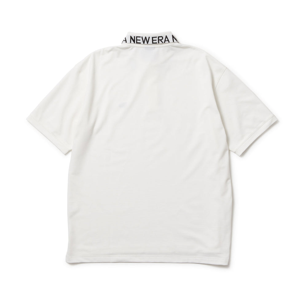 半袖 オーバーサイズド ポロシャツ Collar Logo オフホワイト - 14410044 - S | NEW ERA ニューエラ公式オンラインストア