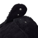 トラッパー Corduroy コーデュロイ Mink Fleece ウーブンパッチ ブラック【ニューエラアウトドア】 - 14307173 - M | NEW ERA ニューエラ公式オンラインストア