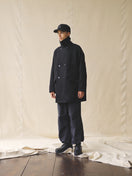 メルトン ピーコート BLACK LABEL FW23 ブラック