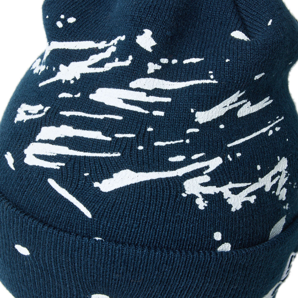 ベーシック カフニット Dripping ネイビー | ニューエラオンラインストア