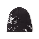 ベーシック カフニット Dripping Jacquard ブラック - 14670088 - OSFM | NEW ERA ニューエラ公式オンラインストア