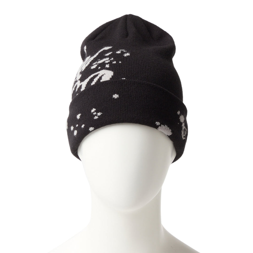 ベーシック カフニット Dripping Jacquard ブラック - 14670088 - OSFM | NEW ERA ニューエラ公式オンラインストア