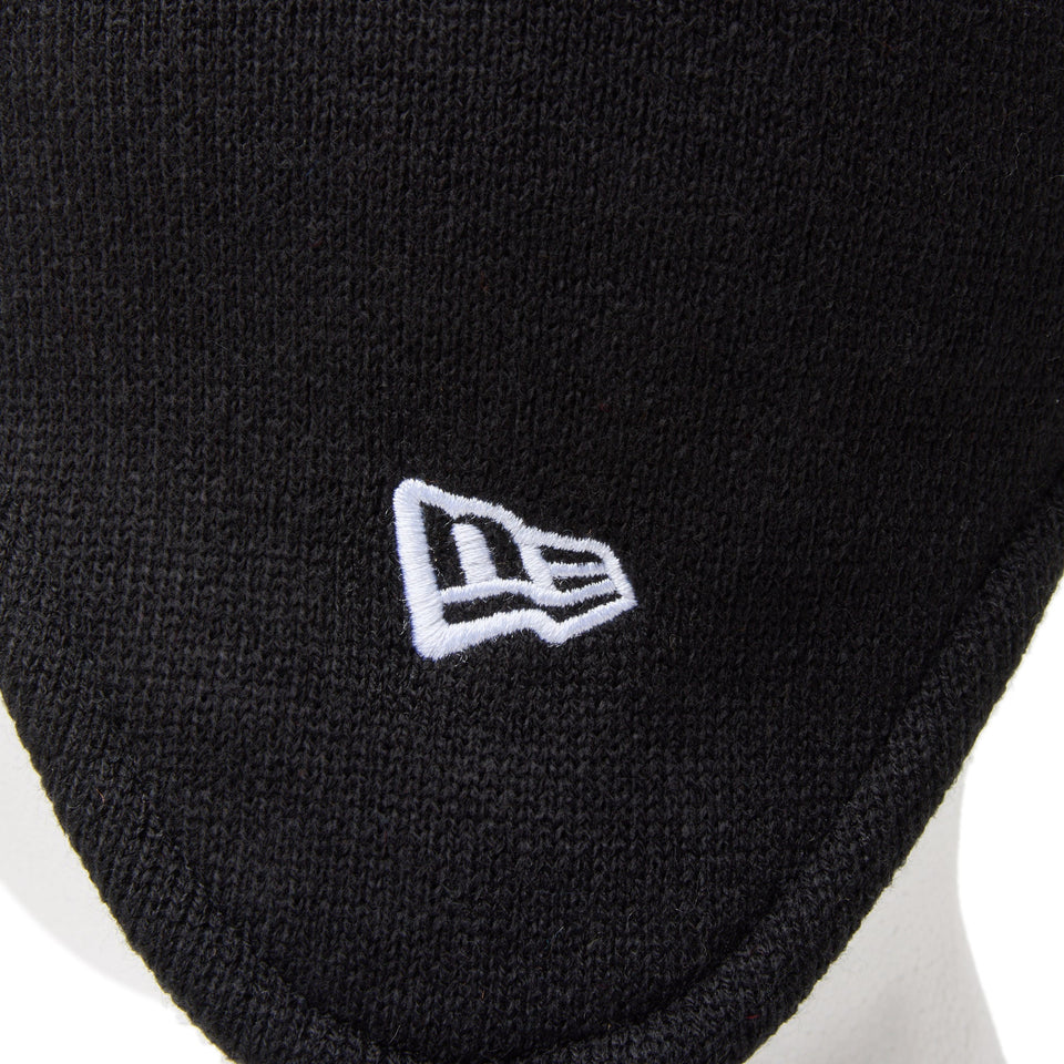 ポンポンニット イヤーフラップ Ear Flap Line ブラック - 14312139 - OSFM | NEW ERA ニューエラ公式オンラインストア