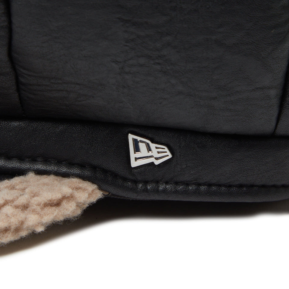 キャスケット Eco Fur & Eco Leather ブラック - 14307385 - S | NEW ERA ニューエラ公式オンラインストア