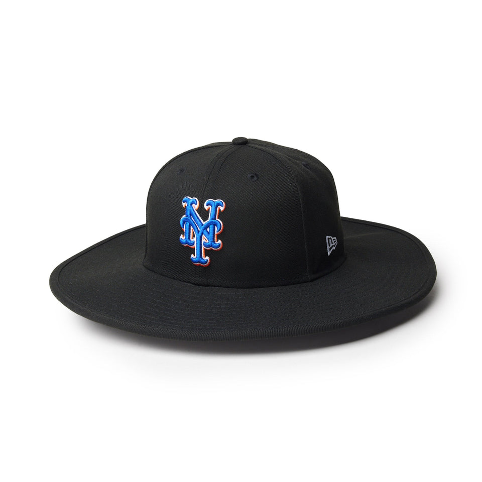 フィッテド ロングブリムハット Fitted Long Brim Hat ニューヨーク・メッツ ブラック - 14307335 - 700 | NEW ERA ニューエラ公式オンラインストア