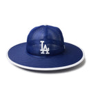 フィッテド ロングブリムハット メッシュ Fitted Long Brim Hat ロサンゼルス・ドジャース ダークロイヤル - 14388409 - 700 | NEW ERA ニューエラ公式オンラインストア
