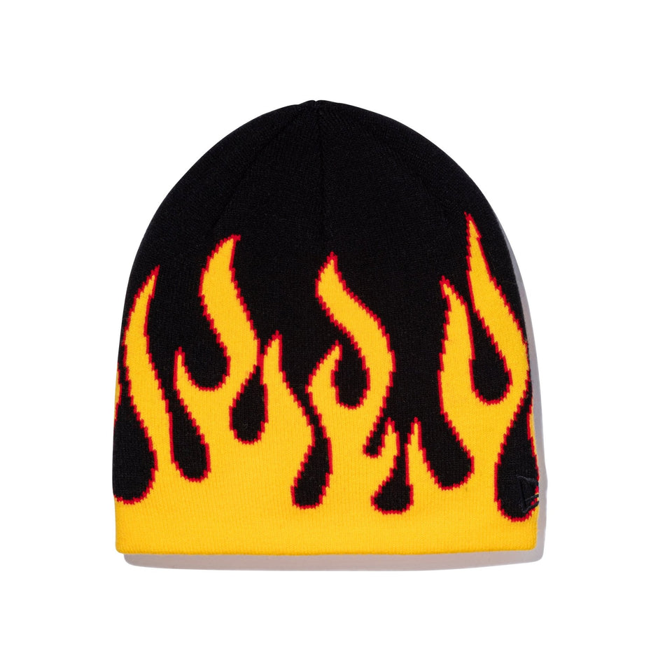 ベーシック ビーニー グラフィック Flame ブラック/レッド/イエロー - 14746762-OSFM | NEW ERA ニューエラ公式オンラインストア