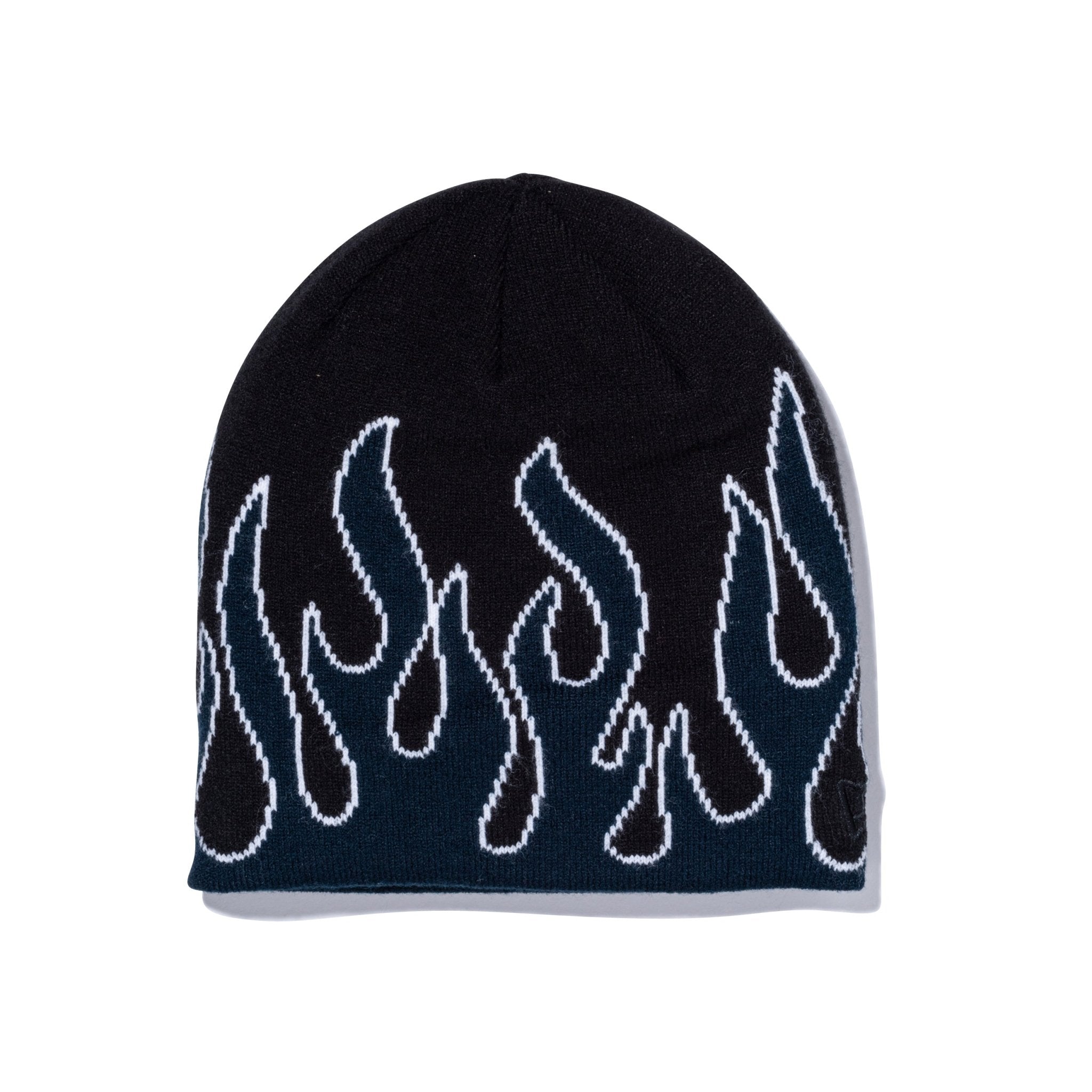 FUCKMYLIFE 即完売品　ビーニー yoko flexwitme ベーシック ビーニー グラフィック Flame ブラック/ネイビー/ホワイト