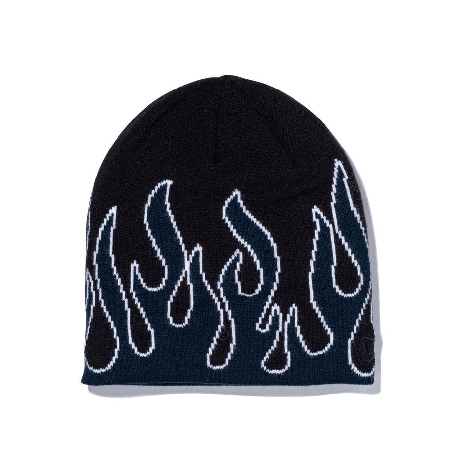 ベーシック ビーニー グラフィック Flame ブラック/ネイビー/ホワイト - 14746763-OSFM | NEW ERA ニューエラ公式オンラインストア