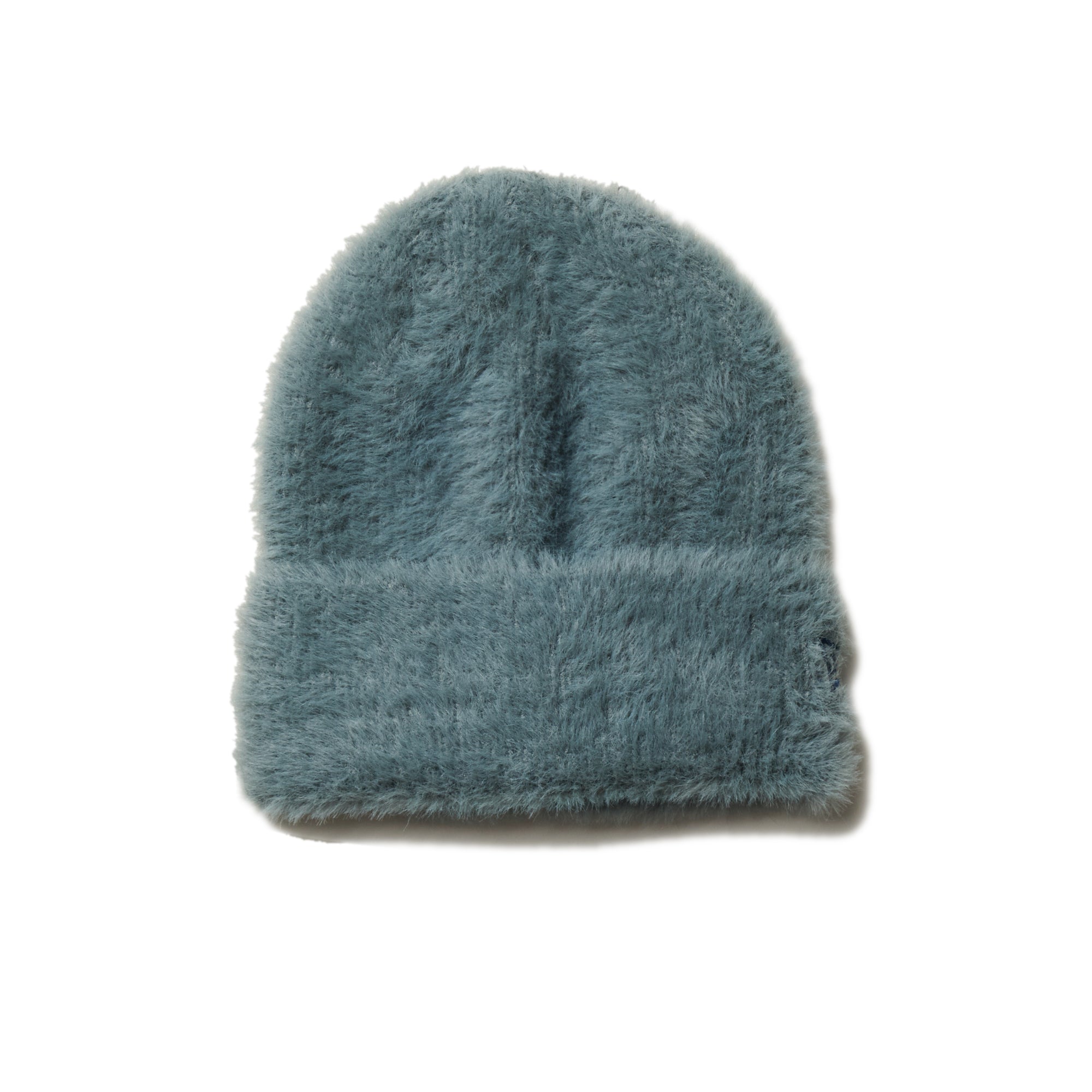 ベーシック カフニット Fluffy and Soft シャギー グレー