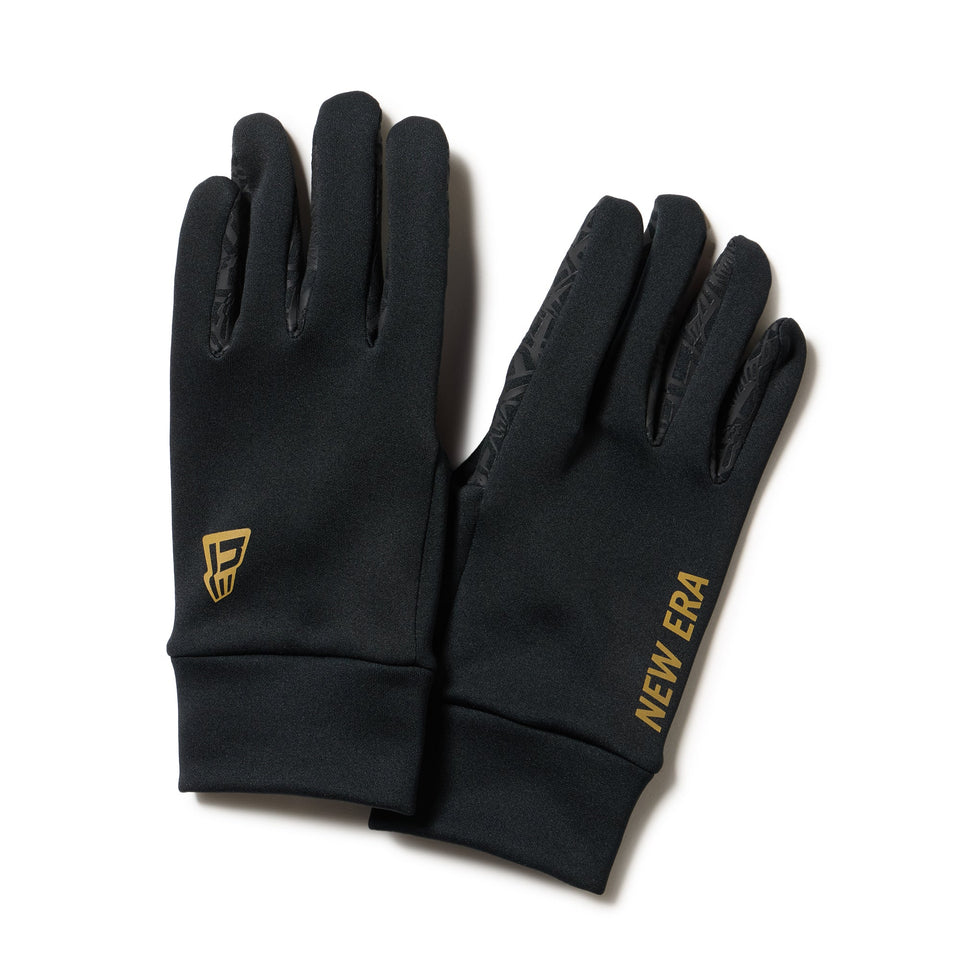 イータッチ フリース ウォーマーグローブ ブラック/ゴールド FW25 - 14675880 - S | NEW ERA ニューエラ公式オンラインストア