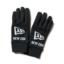 イータッチ フリース ウォーマーグローブ ビッグフラッグロゴ ブラック/ホワイト FW25 - 14675882 - S | NEW ERA ニューエラ公式オンラインストア