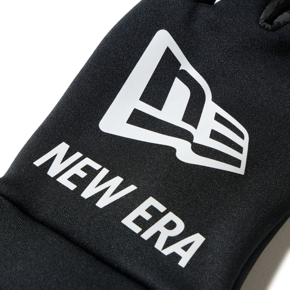 イータッチ フリース ウォーマーグローブ ビッグフラッグロゴ ブラック/ホワイト FW25 - 14675882 - S | NEW ERA ニューエラ公式オンラインストア