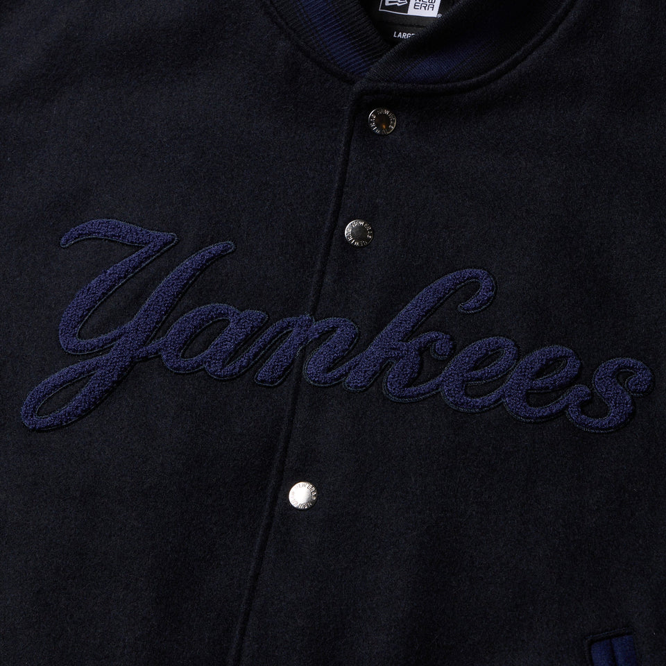 メルトン バーシティジャケット ニューヨーク・ヤンキース ネイビー FW25 - 14682677 - S | NEW ERA ニューエラ公式オンラインストア