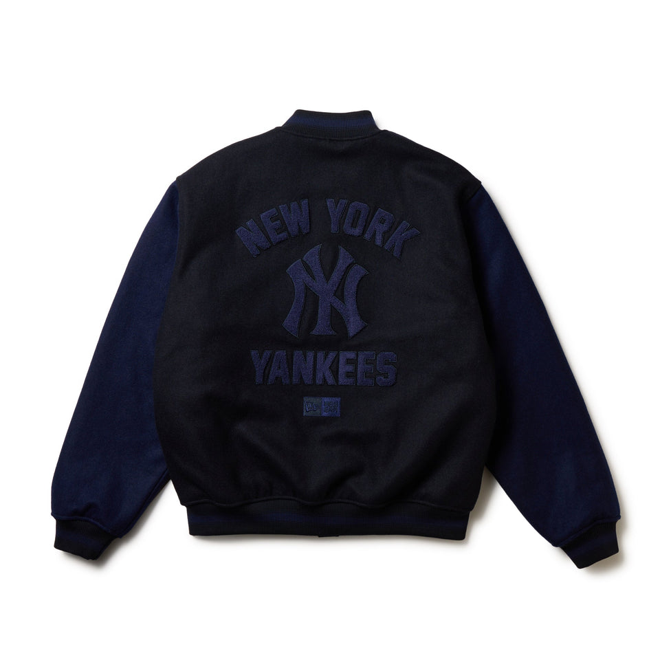 メルトン バーシティジャケット ニューヨーク・ヤンキース ネイビー FW25 - 14682677 - S | NEW ERA ニューエラ公式オンラインストア