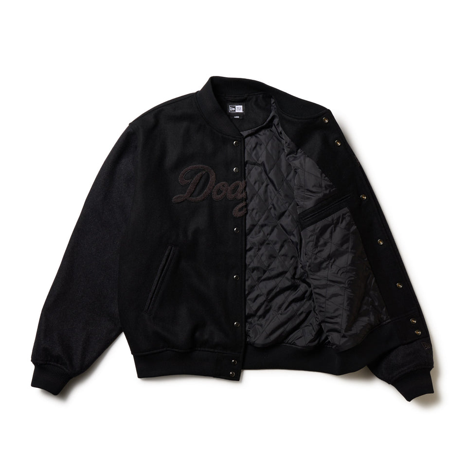 メルトン バーシティジャケット ロサンゼルス・ドジャース ブラック FW25 - 14682678 - S | NEW ERA ニューエラ公式オンラインストア