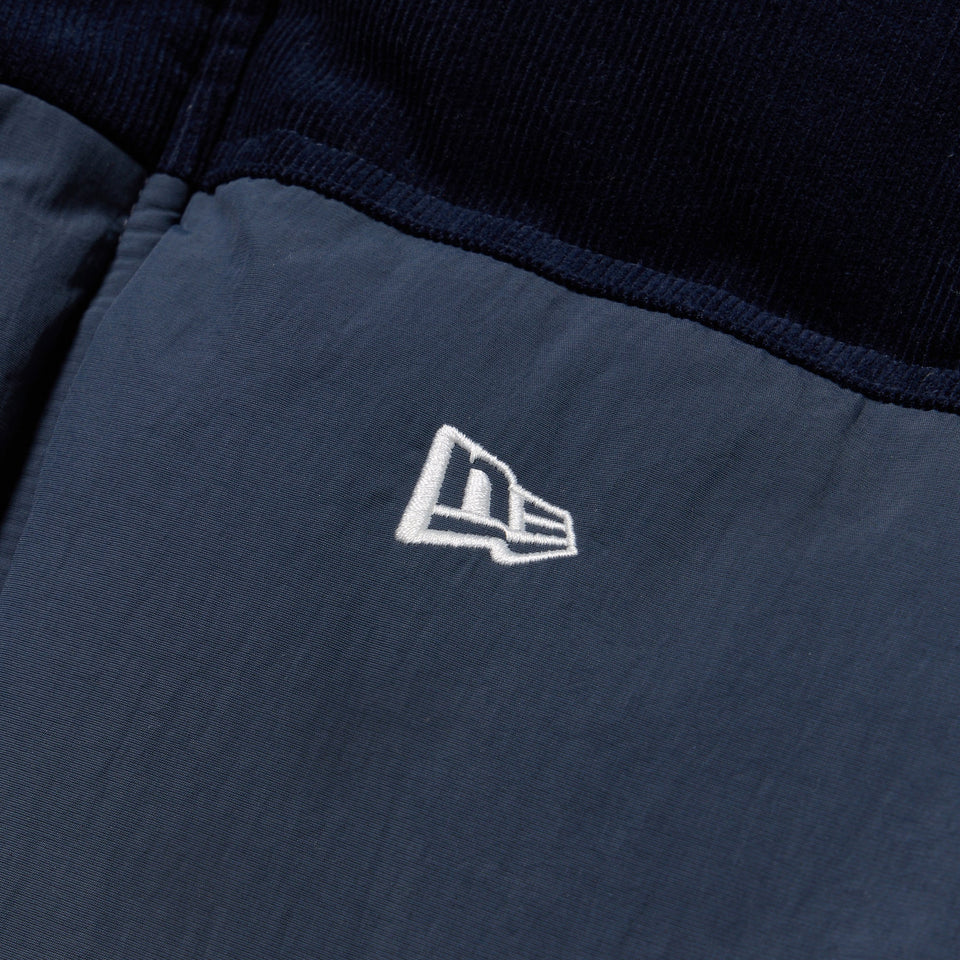 ダウンジャケット コーデュロイ コンビ ネイビー FW25 - 14682726 - S | NEW ERA ニューエラ公式オンラインストア