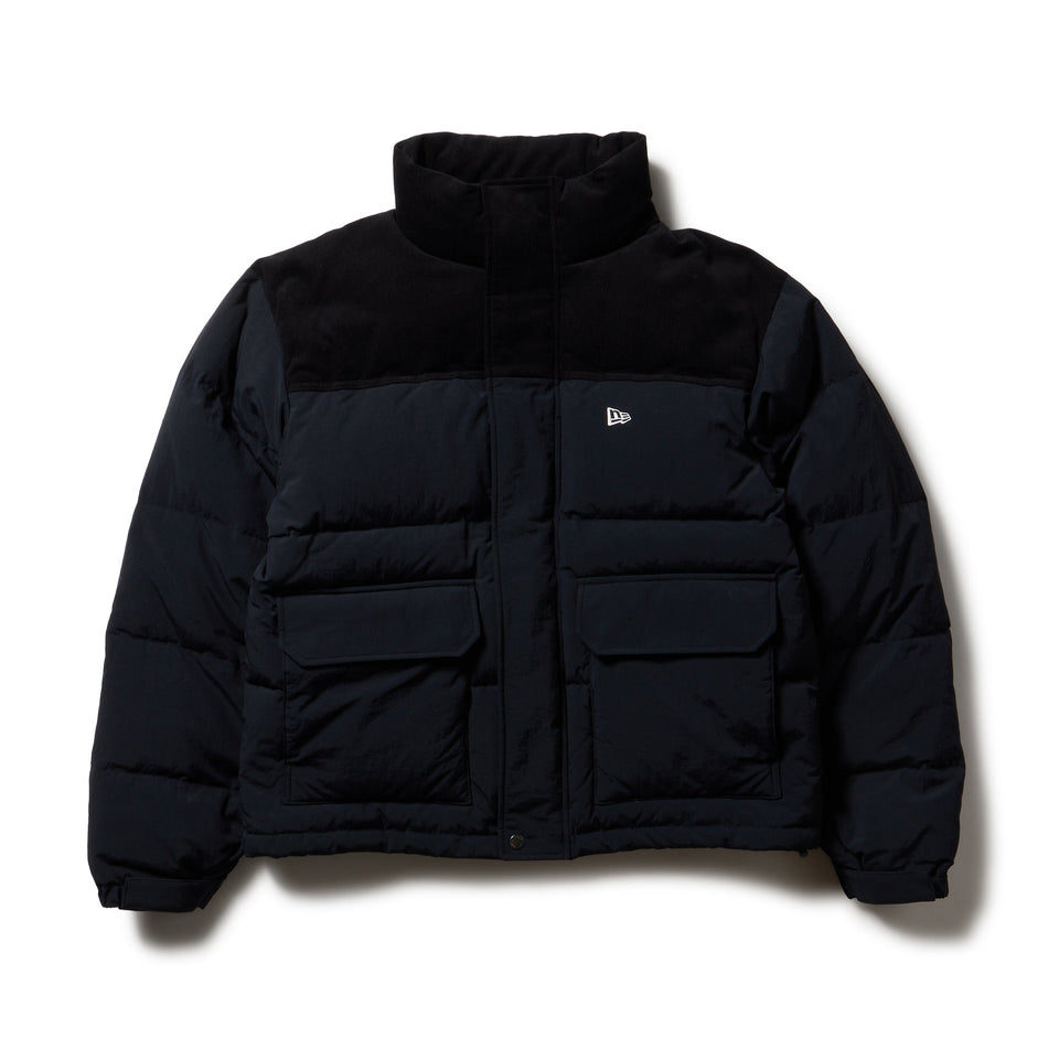 ダウンジャケット コーデュロイ コンビ ブラック FW25 - 14682727 - S | NEW ERA ニューエラ公式オンラインストア
